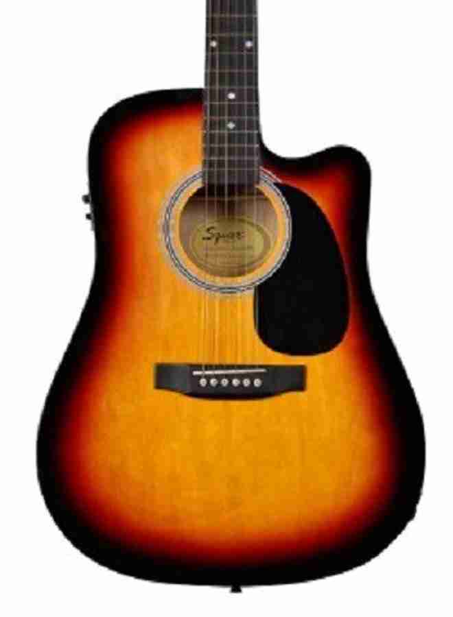 FENDER Squier SA105CE SB Semi acoustic Guitar Spruce Rosewood