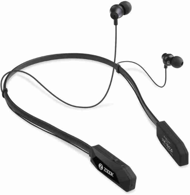 Zoook jazz claws bluetooth neckband headphones with mic sale