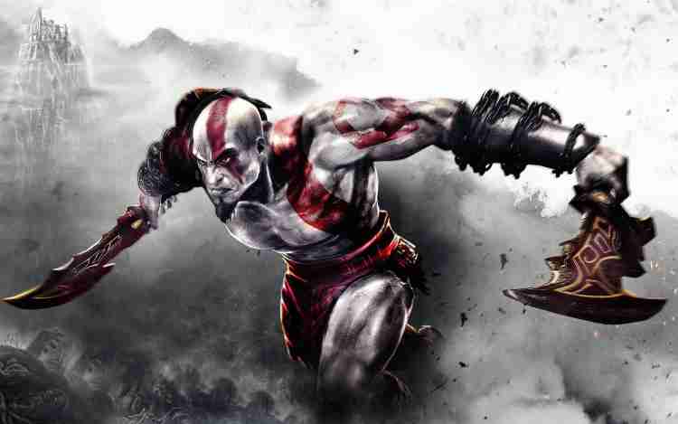 God of War 3 Game MOVIE ON FINE ART PAPER HD QUALITY WALLPAPER