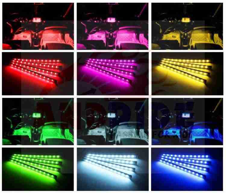 Led foot online lights for car