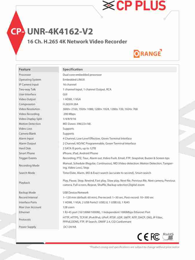 Cp plus shop nvr default ip