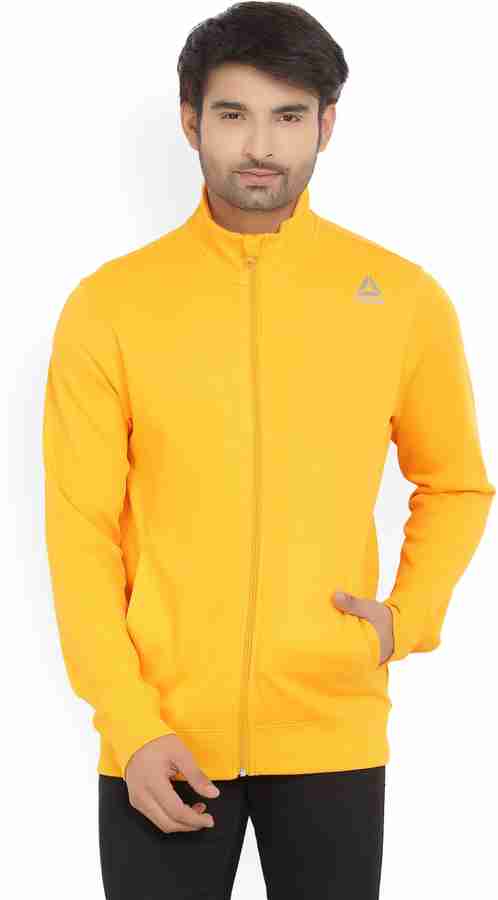 REEBOK Full Sleeve Solid Men Jacket Buy Yellow REEBOK Full Sleeve Solid Men Jacket Online at Best Prices in India Flipkart