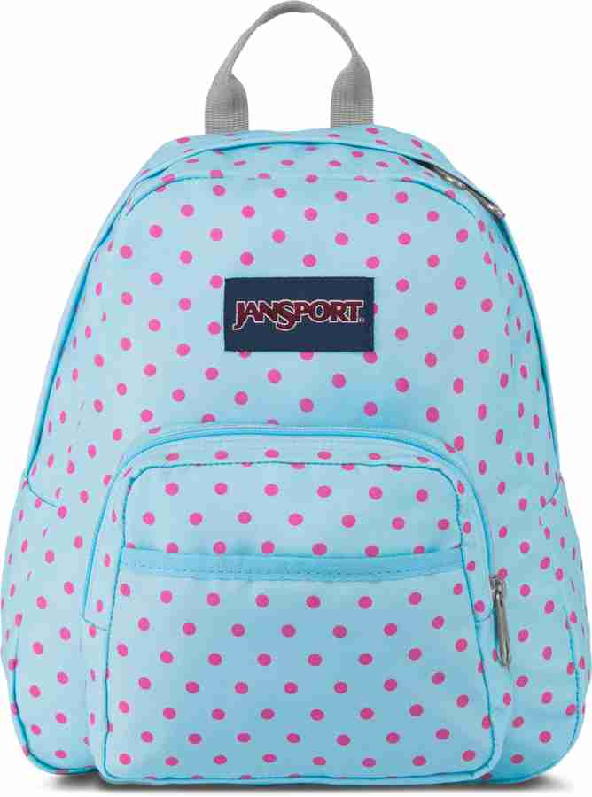 JanSport Half Pint 10.2 L Backpack Blue Topaz Lipstick Kiss Dot O Rama Price in India Flipkart