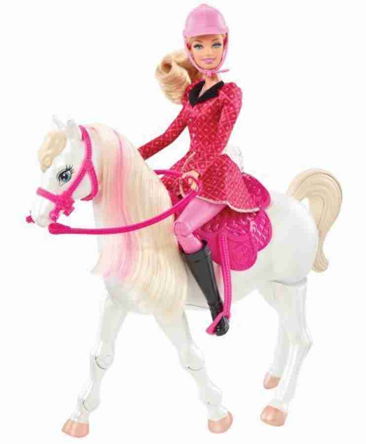 BARBIE Her Sisters in a Pony Tale Train and Ride Horse Playset