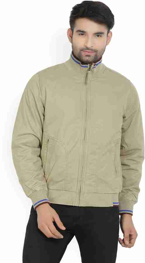 John Players Full Sleeve Solid Men Jacket Buy Beige John Players