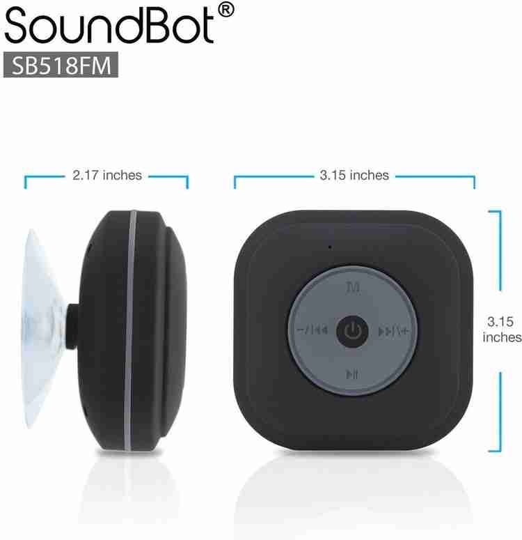 Buy SoundBot SB518 FM Shower Bluetooth Speaker Online from
