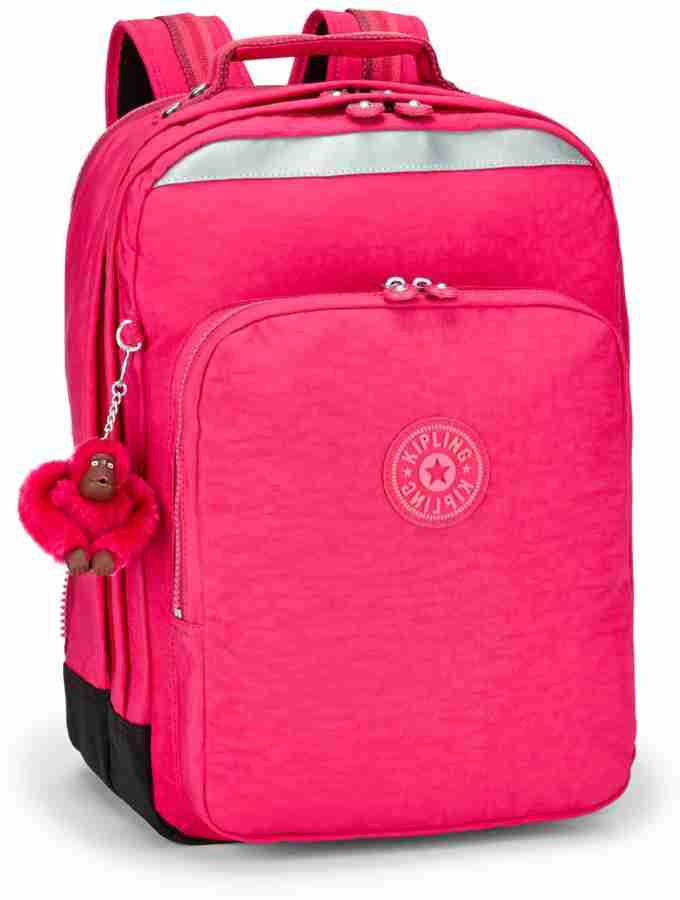 KIPLING COLLEGE UP 32 L Backpack Cherry Pink Mix Price in India Flipkart