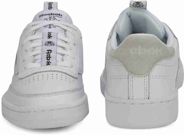 Reebok club c 85 best sale skull grey