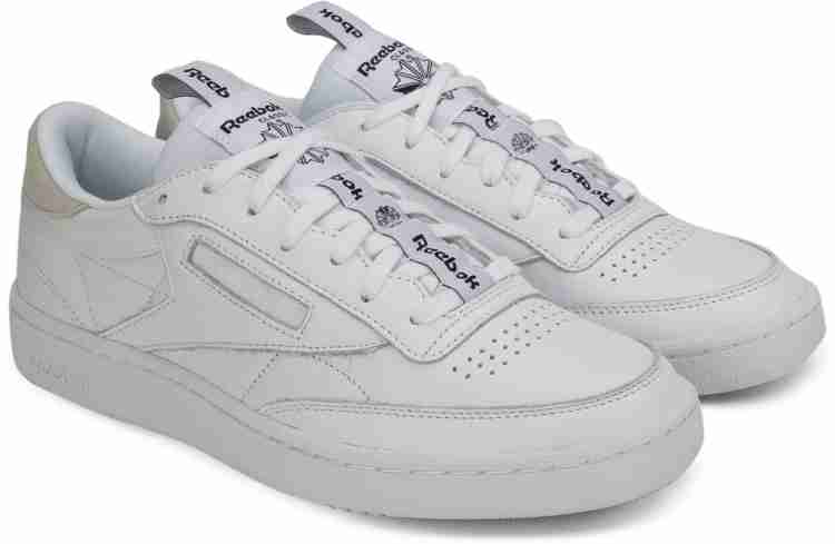 Reebok club c 85 sales skull grey