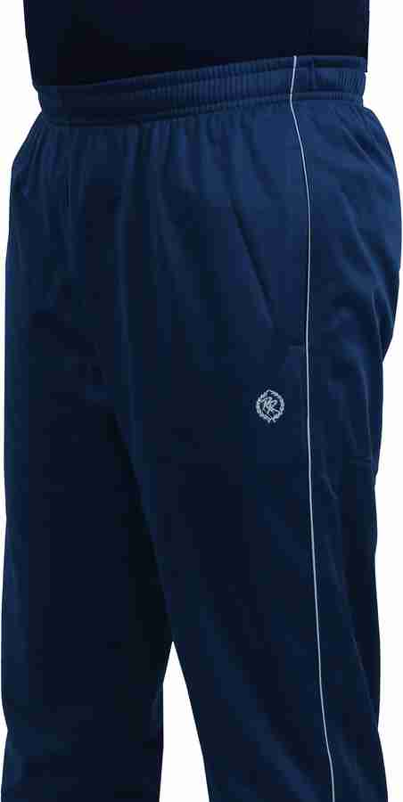 RR Sports Solid Men Women Dark Blue Track Pants Buy RR Sports