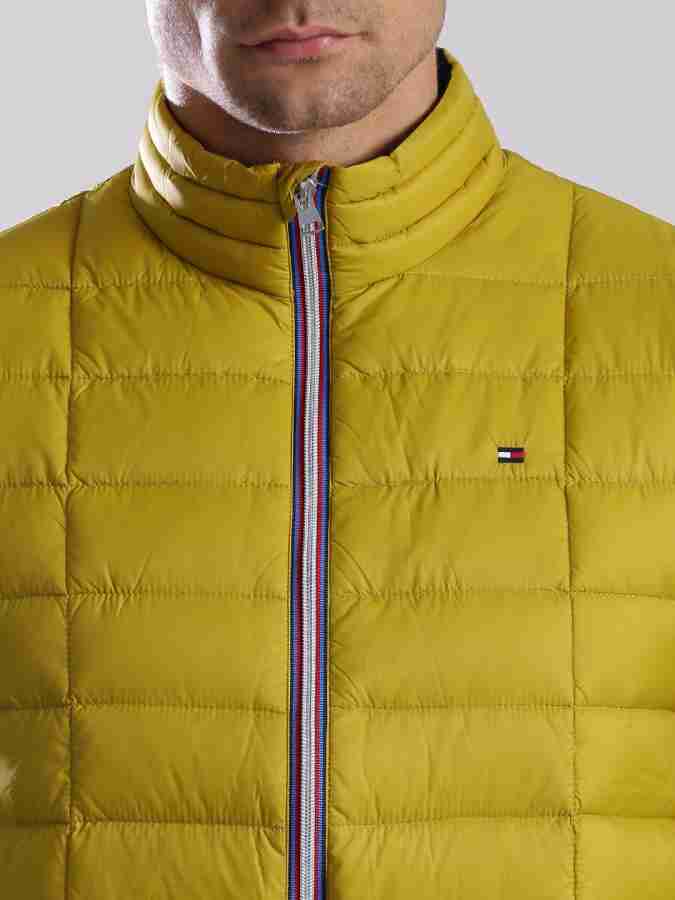 Tommy Hilfiger Jacket Mens XL Yellow Brasil Patch - Depop