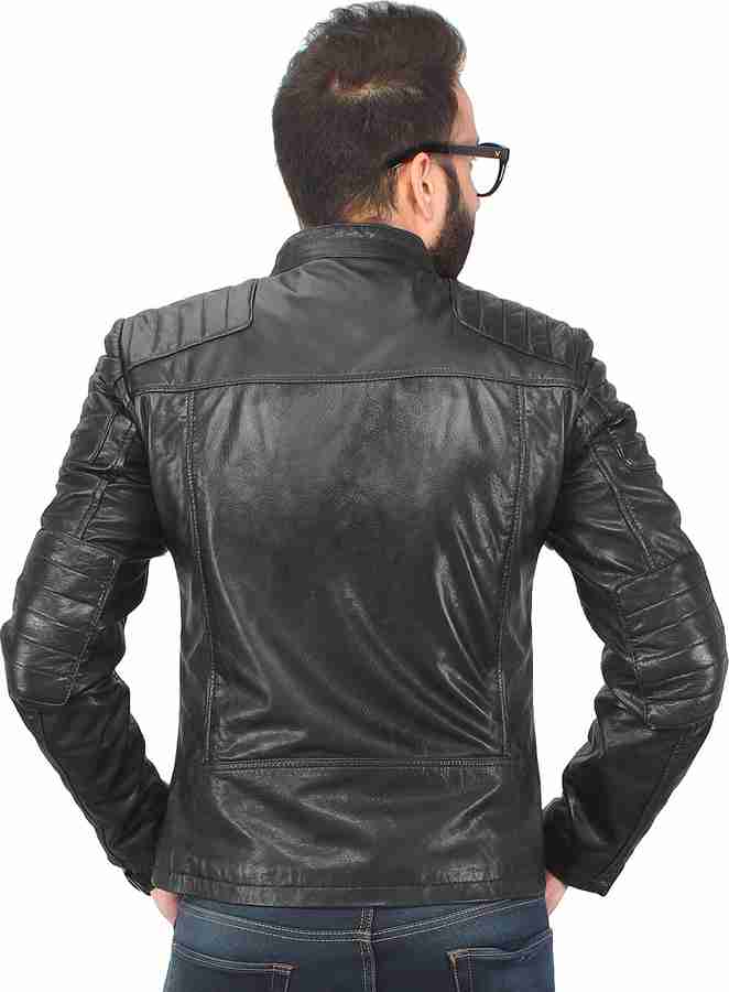 Bare denim leather jacket sales