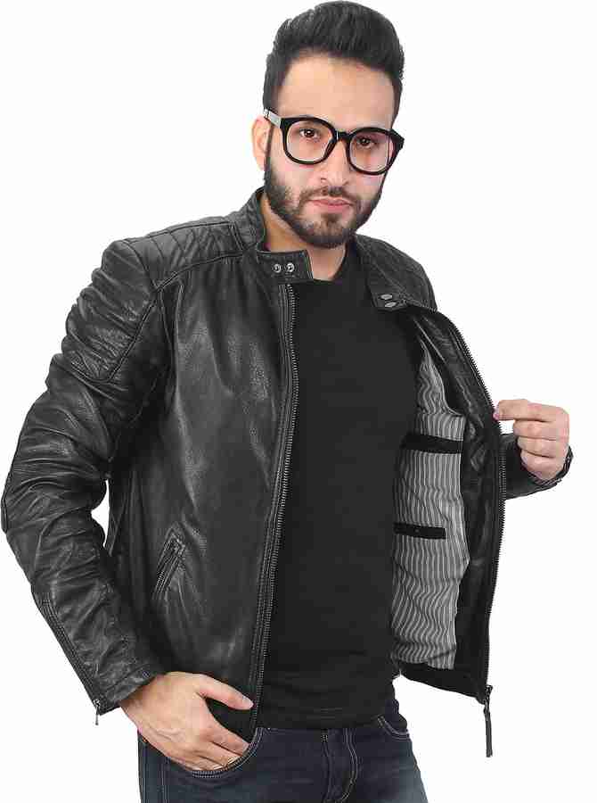 Bare Skin Full Sleeve Solid Men Jacket Buy Black Bare Skin Full