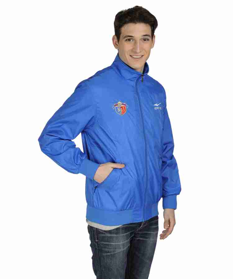 Erke Full Sleeve Solid Men Jacket Buy Azul Real Erke Full Sleeve Solid Men Jacket Online at Best Prices in India Flipkart