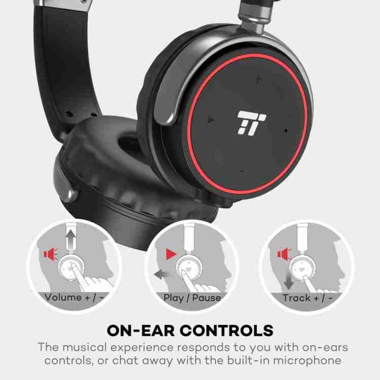 taotronics TT BH20 Bluetooth Wireless On Ear Headphone with 25