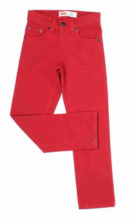 Levi's red skinny jeans best sale