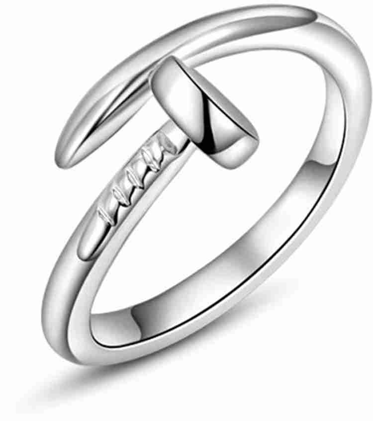 Simple silver new arrivals ring price