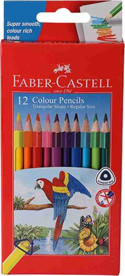 Buy Faber castell Colour-Me Grip - Triangular Shape, Regular Size, Super  Smooth, Colour Rich Online at Best Price of Rs 100 - bigbasket