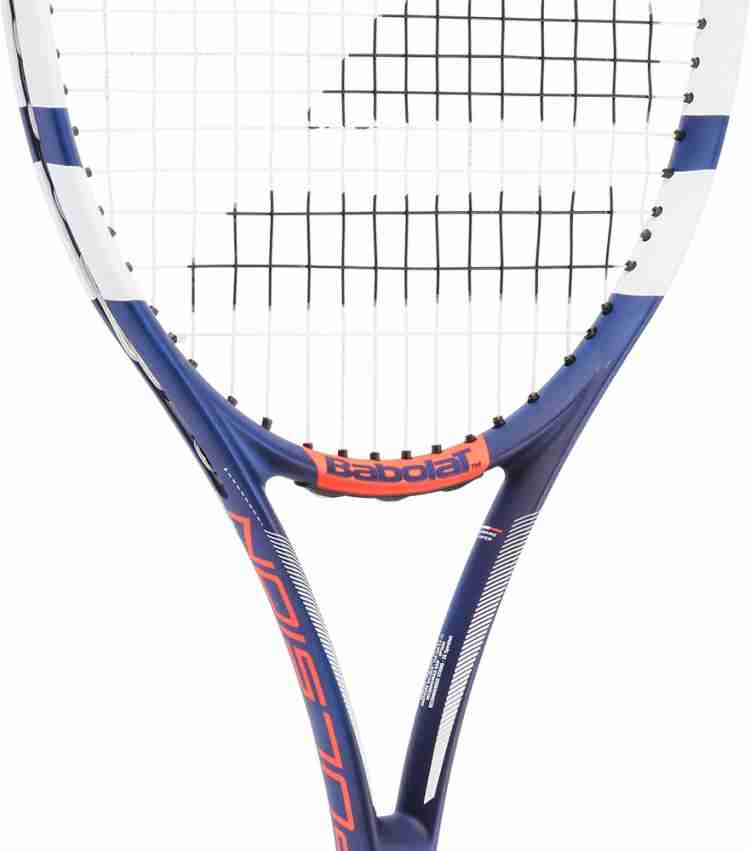 BABOLAT PULSION 102 Red White Blue Strung Tennis Racquet