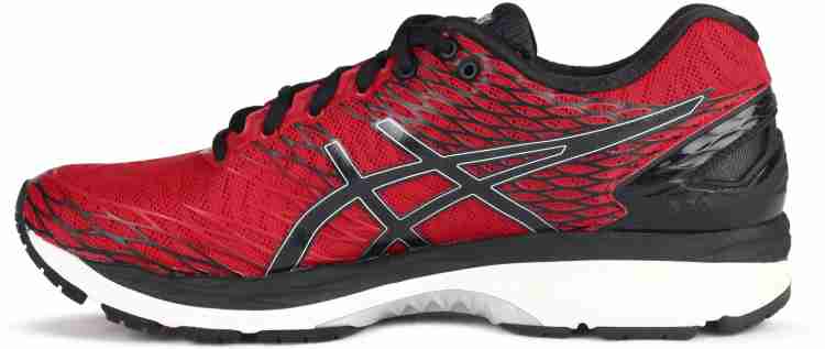 Asics GEL NIMBUS 18 RUNNING For Men Buy FRYRD BLK WH Color Asics GEL NIMBUS 18 RUNNING For Men Online at Best Price Shop Online for Footwears in India Flipkart