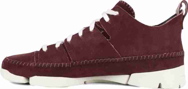Clarks trigenic flex burgundy deals
