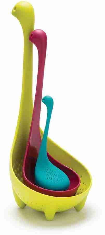 SHOPAIS 3PCS Nessie Family Collander Strainer Spoon Ladle Spoon