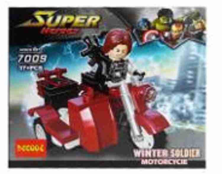 Winter store soldier motorcycle