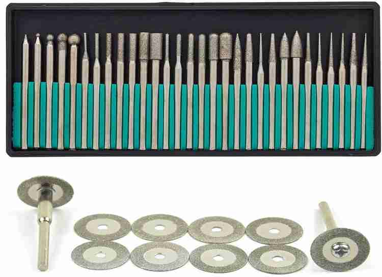 Digital Craft 30 Pcs set Diamond Drill Grinder Bur Bits For