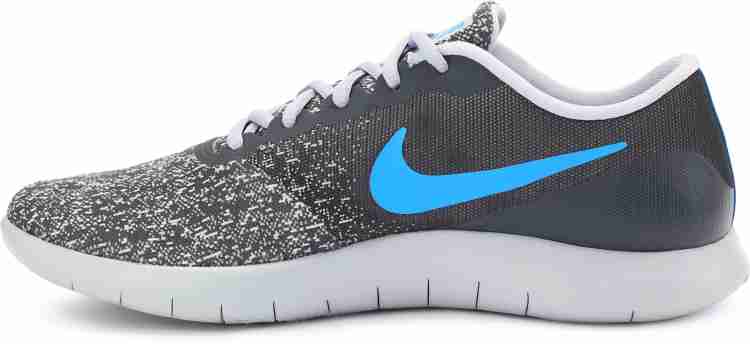 Nike flex contact store blue running shoes