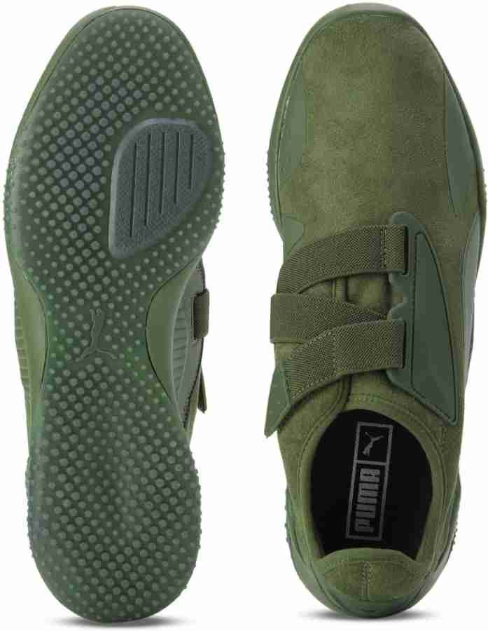 Puma mostro hypernature shop olive night sneakers