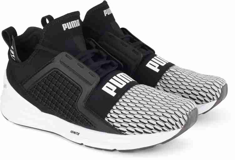 Puma ignite sales black white
