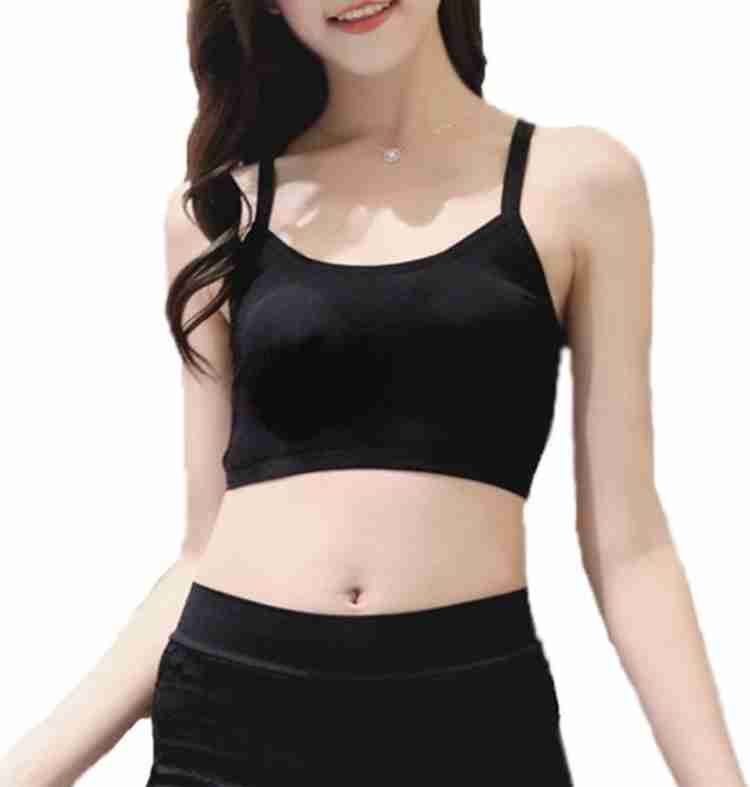 Women's Sexy Casual Lace Wrap Padded Tube Top Black Strapless Crop Top Bra  Elastic Lace Push UP Cross Tops Famale Anti-skid Bras - AliExpress
