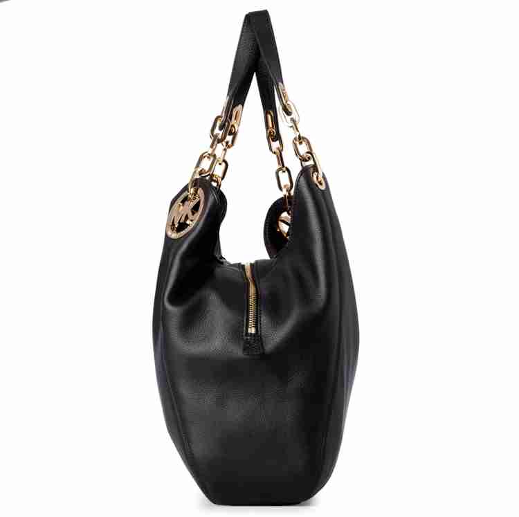 Michael kors fulton large shoulder bag black online
