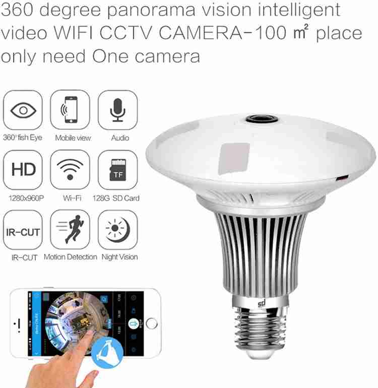 Bulb spy camera top
