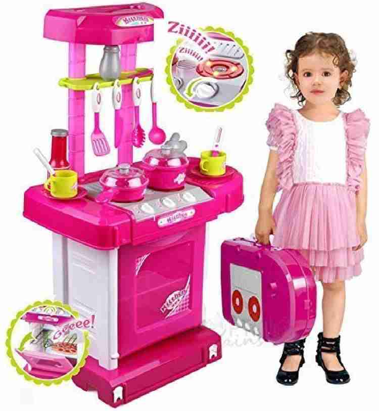 Girl toy kitchen set on sale