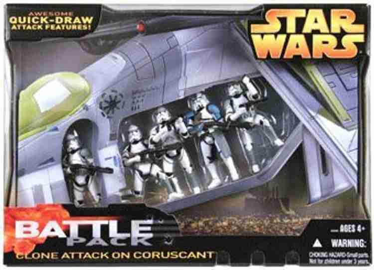 Clone attack on coruscant battle pack on sale