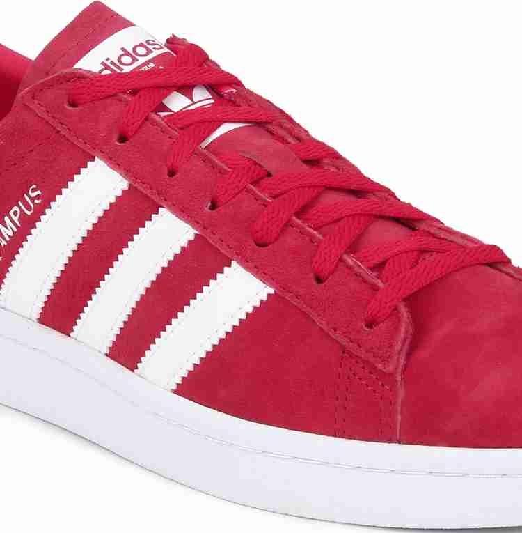 Adidas campus shoes womens red online