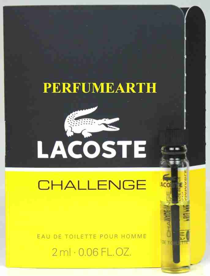 Buy LACOSTE Challenge Eau de Cologne 2 ml Online In India Flipkart