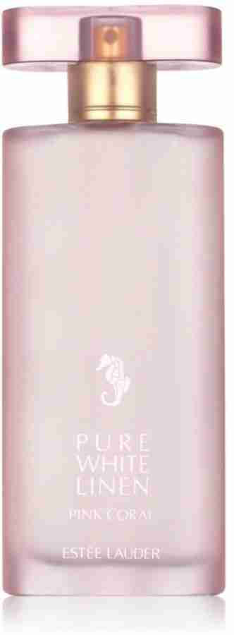 Pure white linen top pink coral