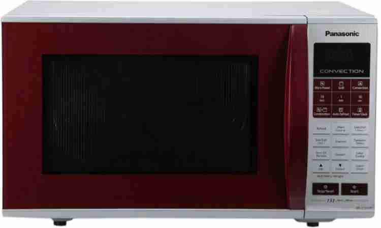 Red panasonic shop microwave