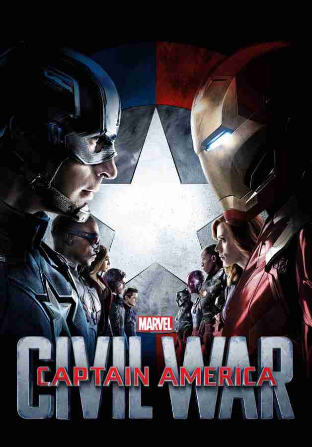 CAPTAIN AMERICA CIVIL WAR Bluray Movie 1080p Full HD with Dual