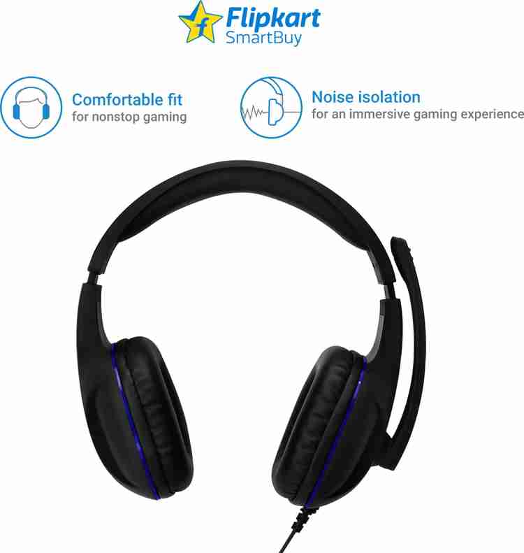 Flipkart SmartBuy Inferno Pro Gaming Headset with Mic and LED lights Price in India Buy Flipkart SmartBuy Inferno Pro Gaming Headset with Mic and LED lights Online Flipkart SmartBuy Flipkart