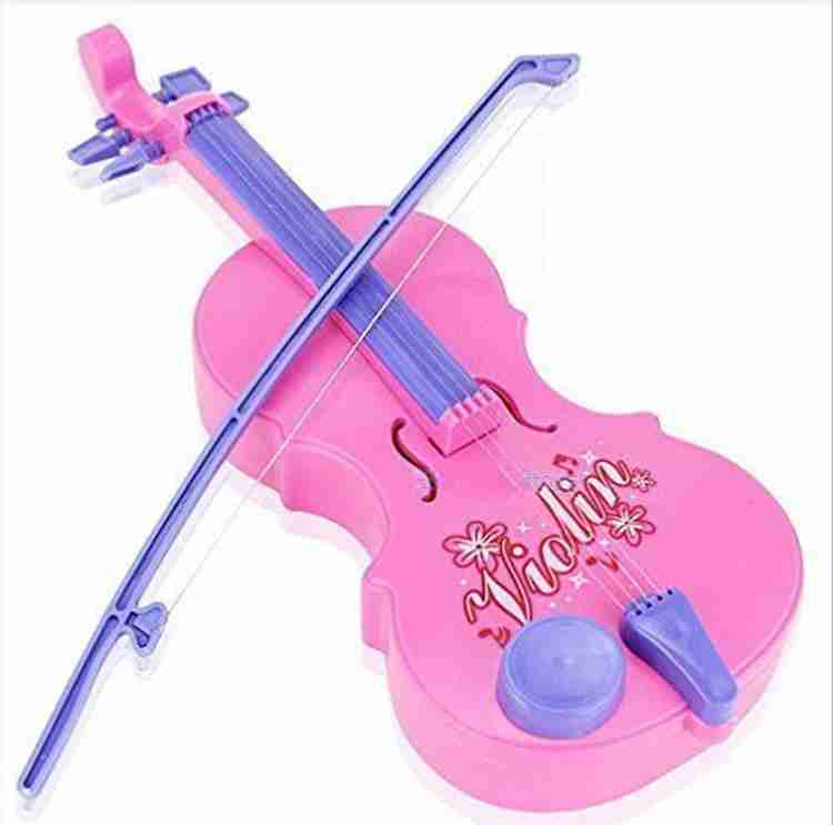 Pink toy shop violin