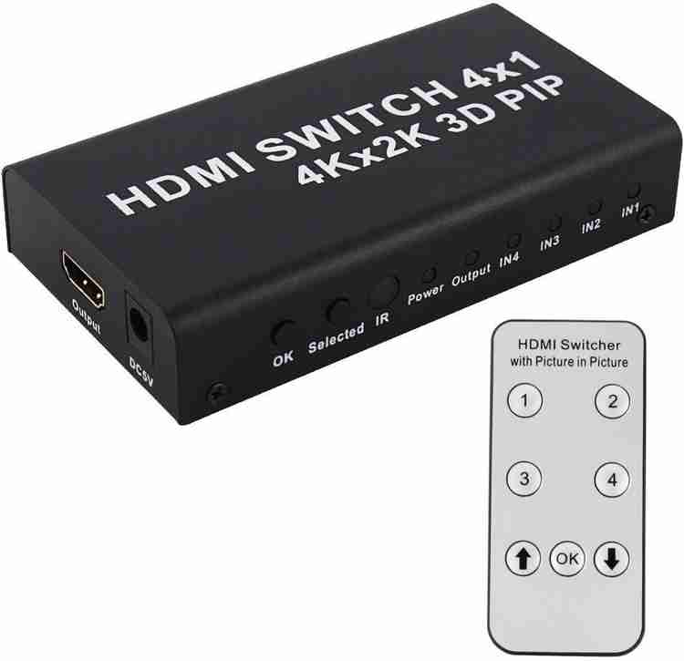 microware HDMI 1.4B 4X1 SWITCHER WITH PICTURE IN