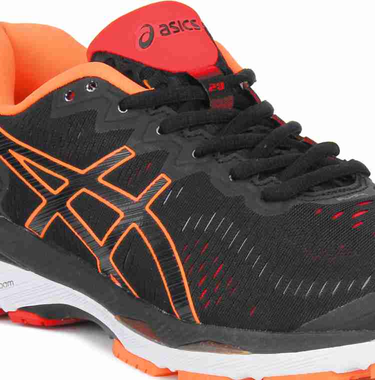 Asics GEL Kayano 23 Running Shoes For Men Buy Black Hot Orange