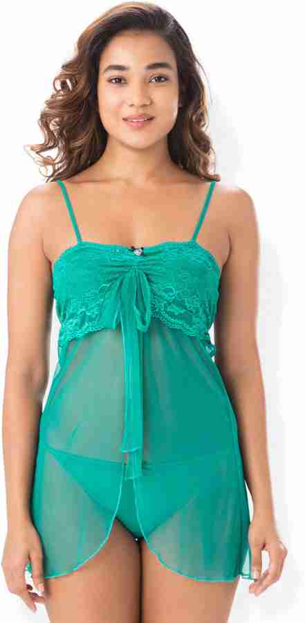 PRETTYSECRETS Solid Babydoll - Buy PRETTYSECRETS Solid Babydoll