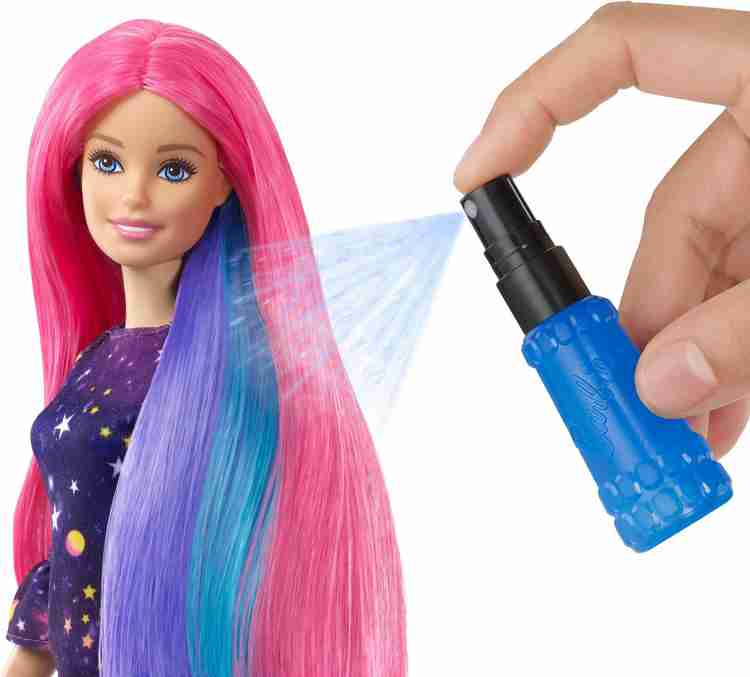 Barbie with top colored hair
