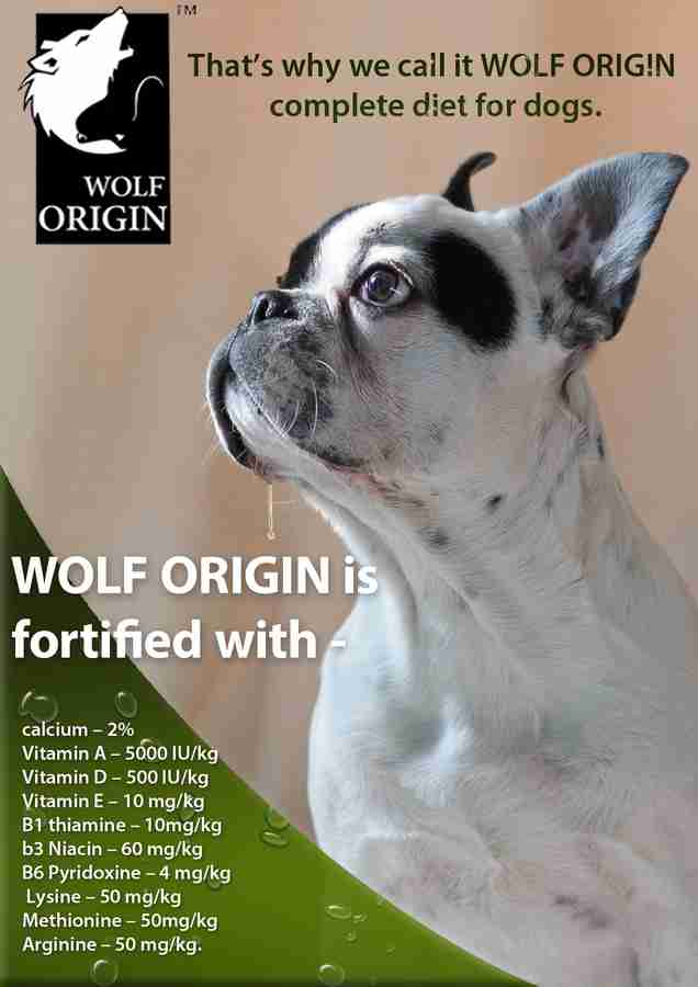 Wolf origin dog food top