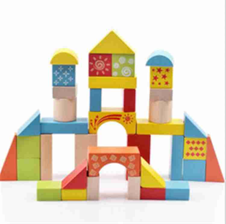Wooden blocks outlet for kids