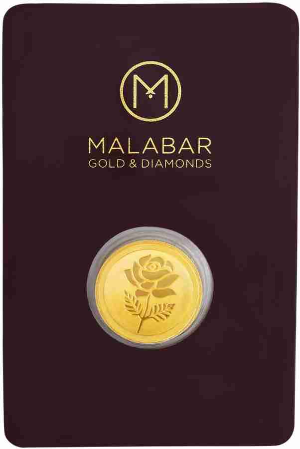 MALABAR GOLD DIAMONDS MGRS999P8G 24 999 K 8 g Gold Coin Price in India Buy MALABAR GOLD DIAMONDS MGRS999P8G 24 999 K 8 g Gold Coin Online at Best Prices in India Flipkart